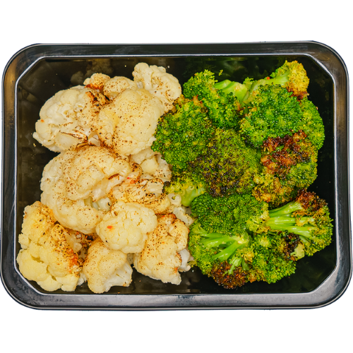 Roasted Broccoli and Cauliflower